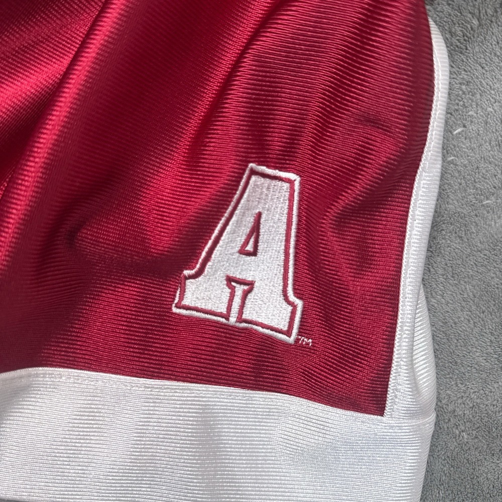 Vintage Alabama Crimson Tide Nike Team Basketball Shorts M Shiny Silky Dazzle - Picture 2 of 10